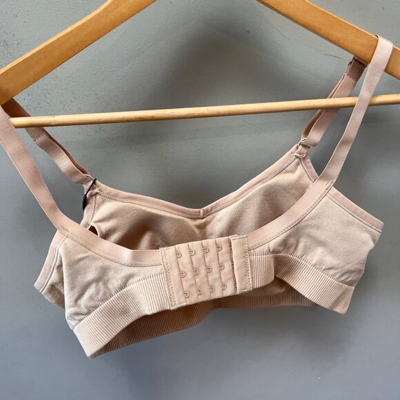 Knix Seamless Everyday Support Bra S++ Beige Adjustable Straps - Picture 3 of 5